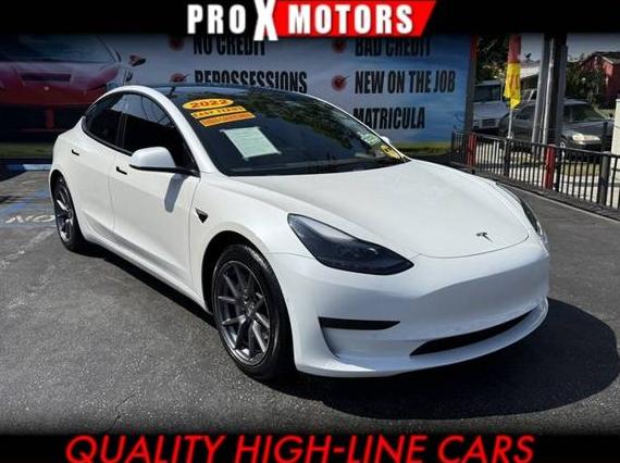 TESLA MODEL 3 2022 5YJ3E1EA8NF112074 image